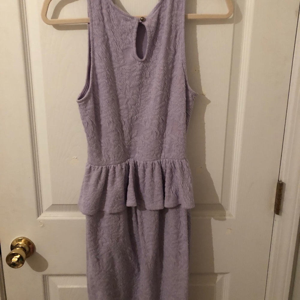 Short lavender dress